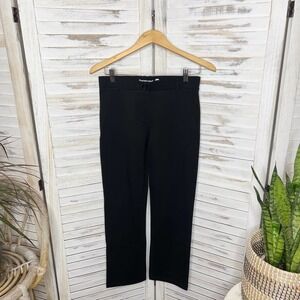 Betabrand Women's Classic Ponte Yoga Dress Pant Straight Leg Black Small Petite